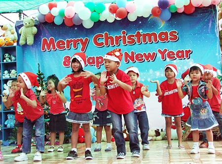 Youngsters at the Fountain of Life Center for Children brighten up the annual FOL Christmas party with a little holiday song and dance. We hope the smiles on their faces brighten up your day this season. At this holiday time of warmth and happiness, the Pattaya Mail Media team wishes everyone a Merry Christmas and a Happy Chanukah. May there be peace on earth and goodwill towards all.